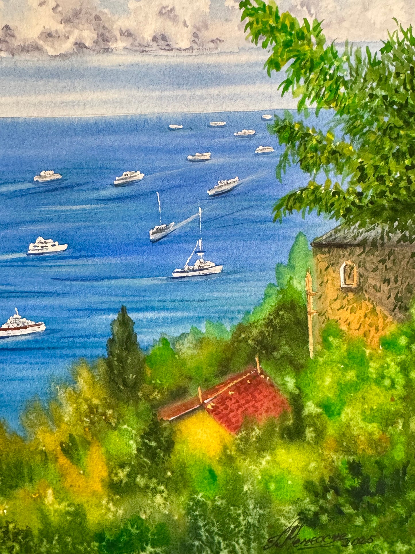 “Roquebrune Vieux Village"- Tatiana Mereacre (2025)