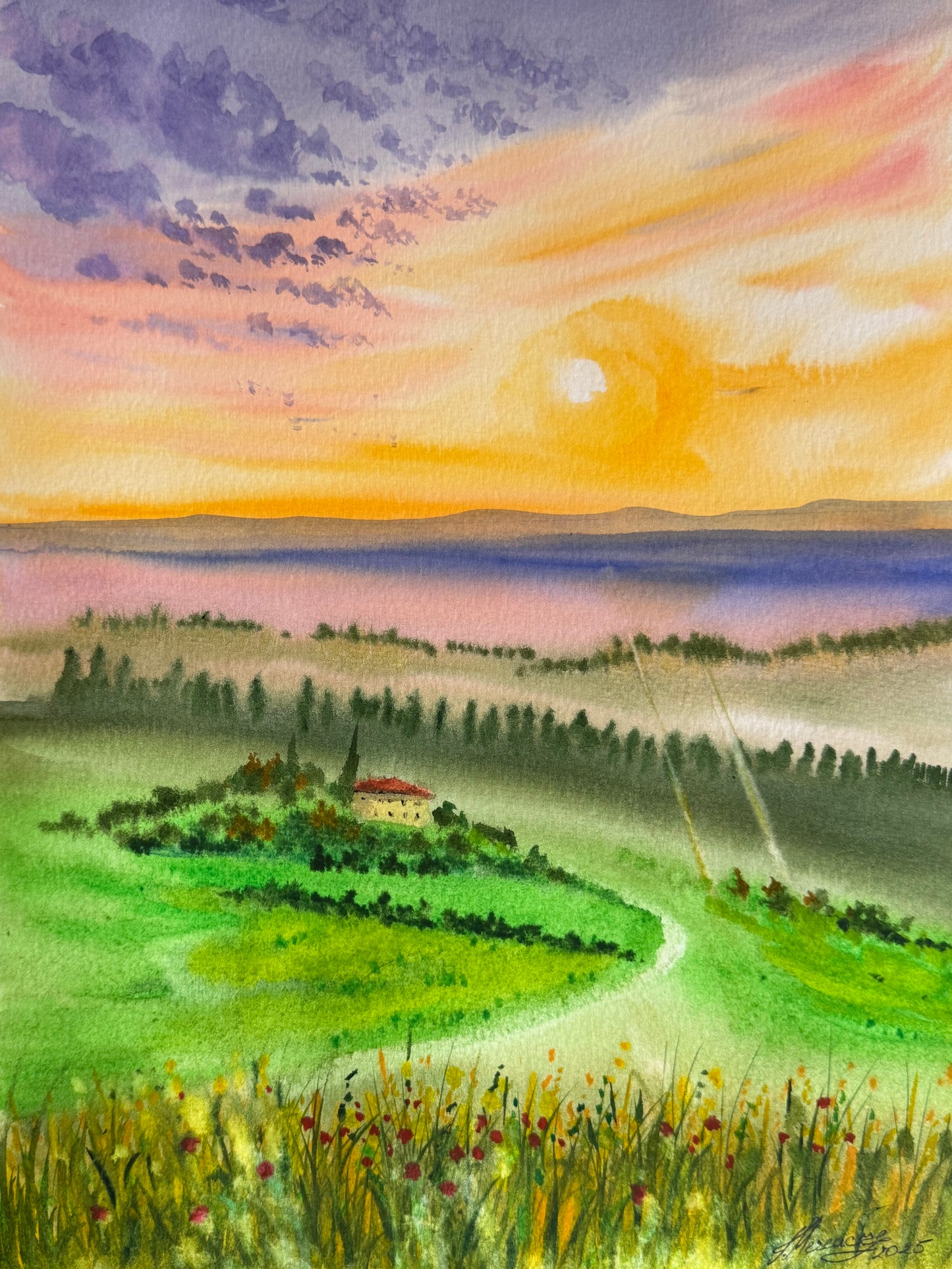 “The Tuscan Path” — Tatiana Mereacre (2025)