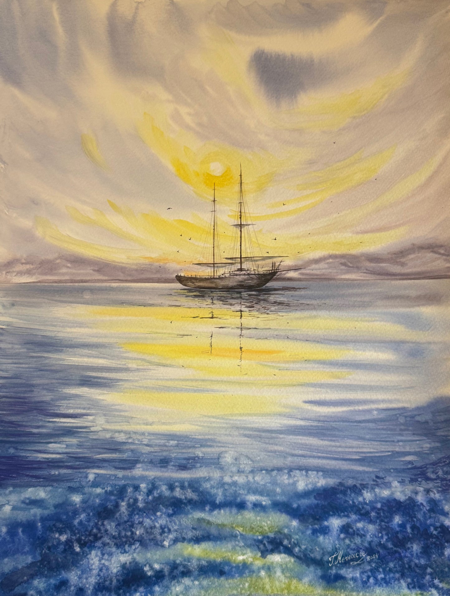 “The Silent Voyage” — Tatiana Mereacre (2024)