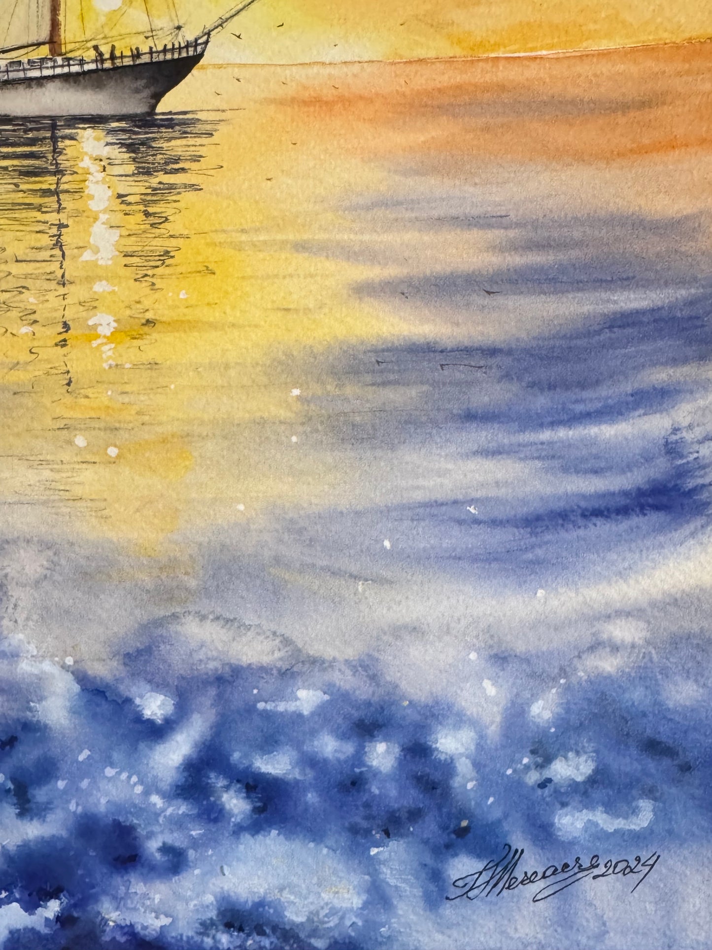 “Voyage Through the Sunset” — Tatiana Mereacre (2024)