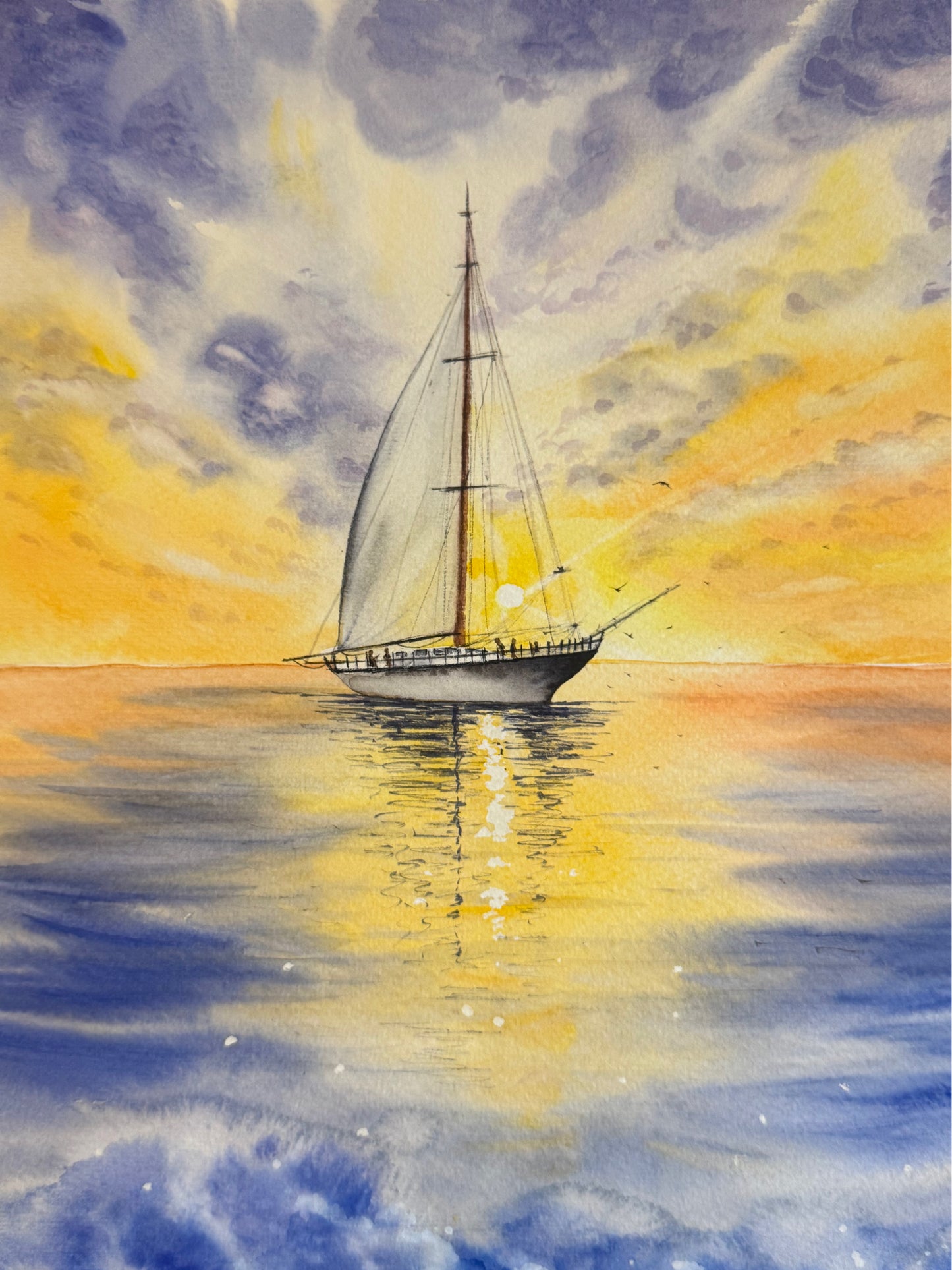 “Voyage Through the Sunset” — Tatiana Mereacre (2024)