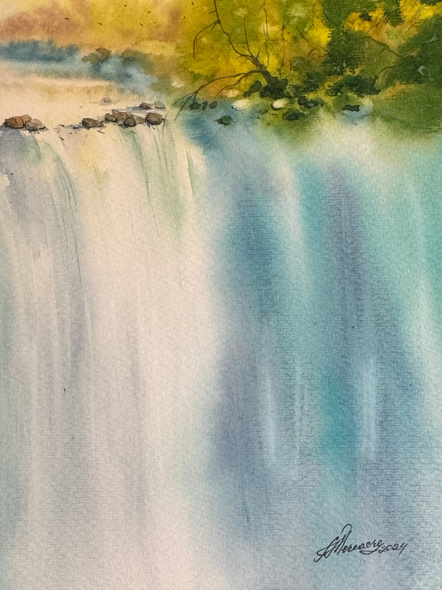 “Ethereal Cascade” — Tatiana Mereacre (2024)