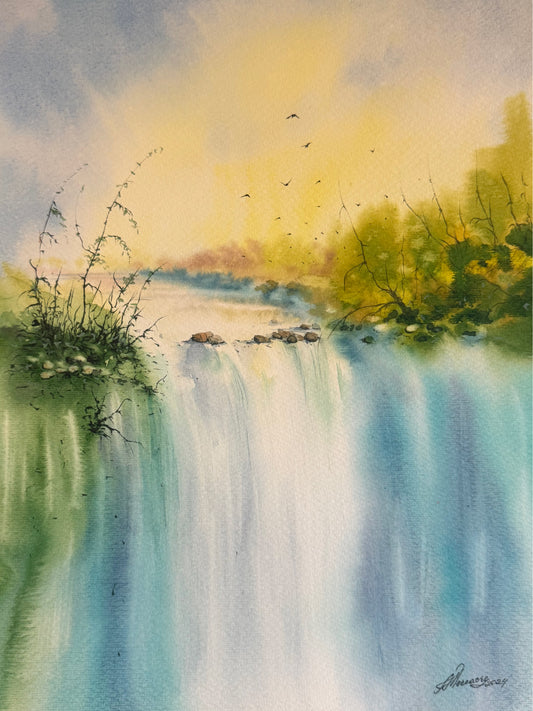 “Ethereal Cascade” — Tatiana Mereacre (2024)