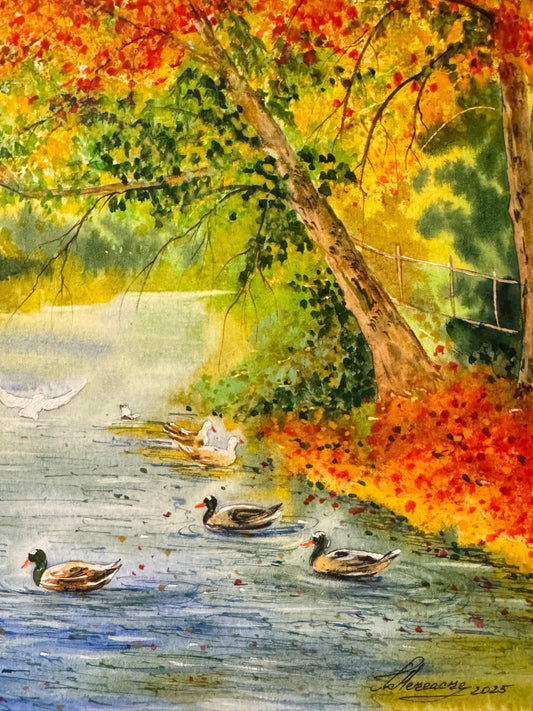 "Autumn Serenity" — Tatiana Mereacre (2025)