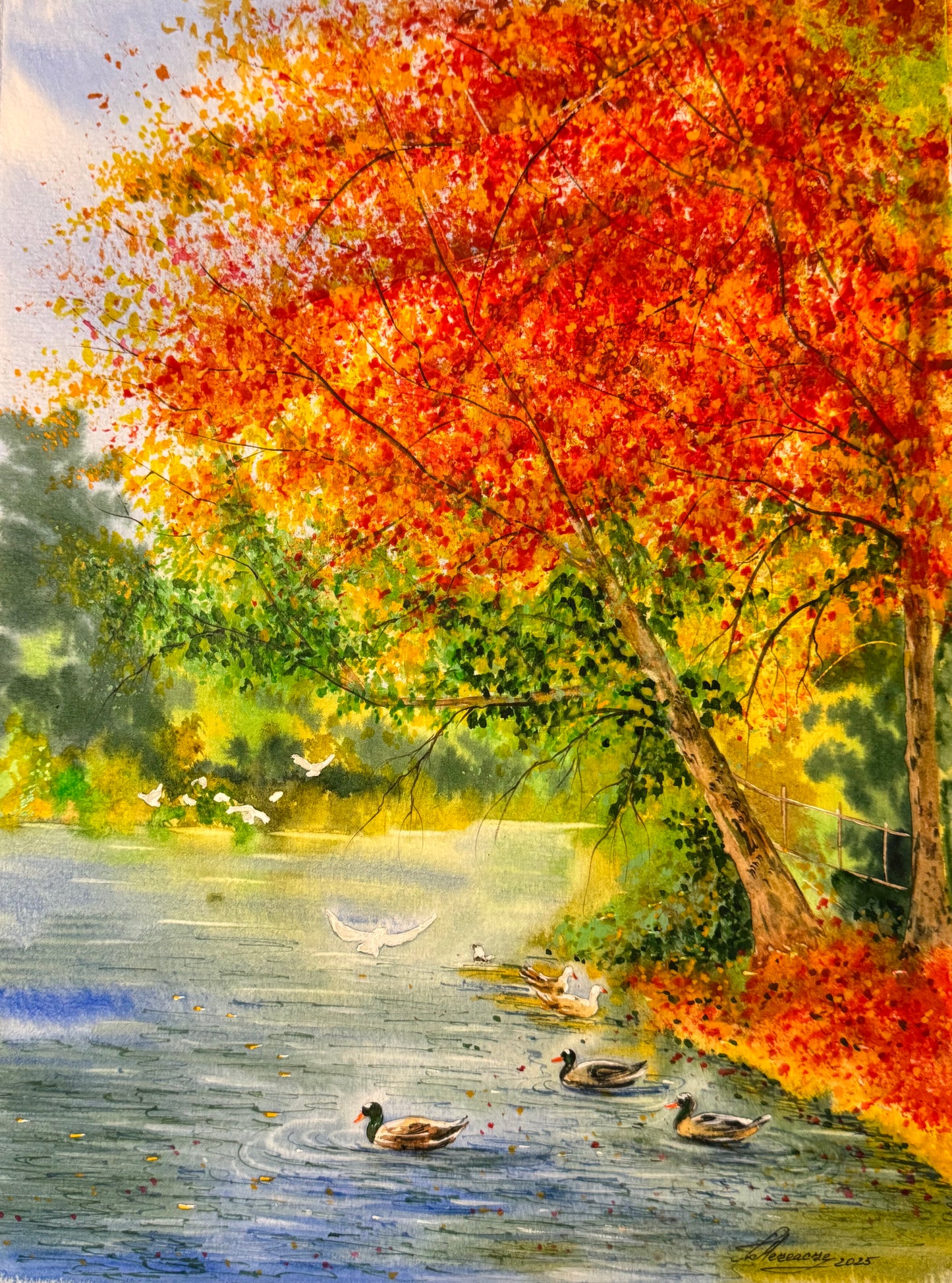 "Autumn Serenity" — Tatiana Mereacre (2025)