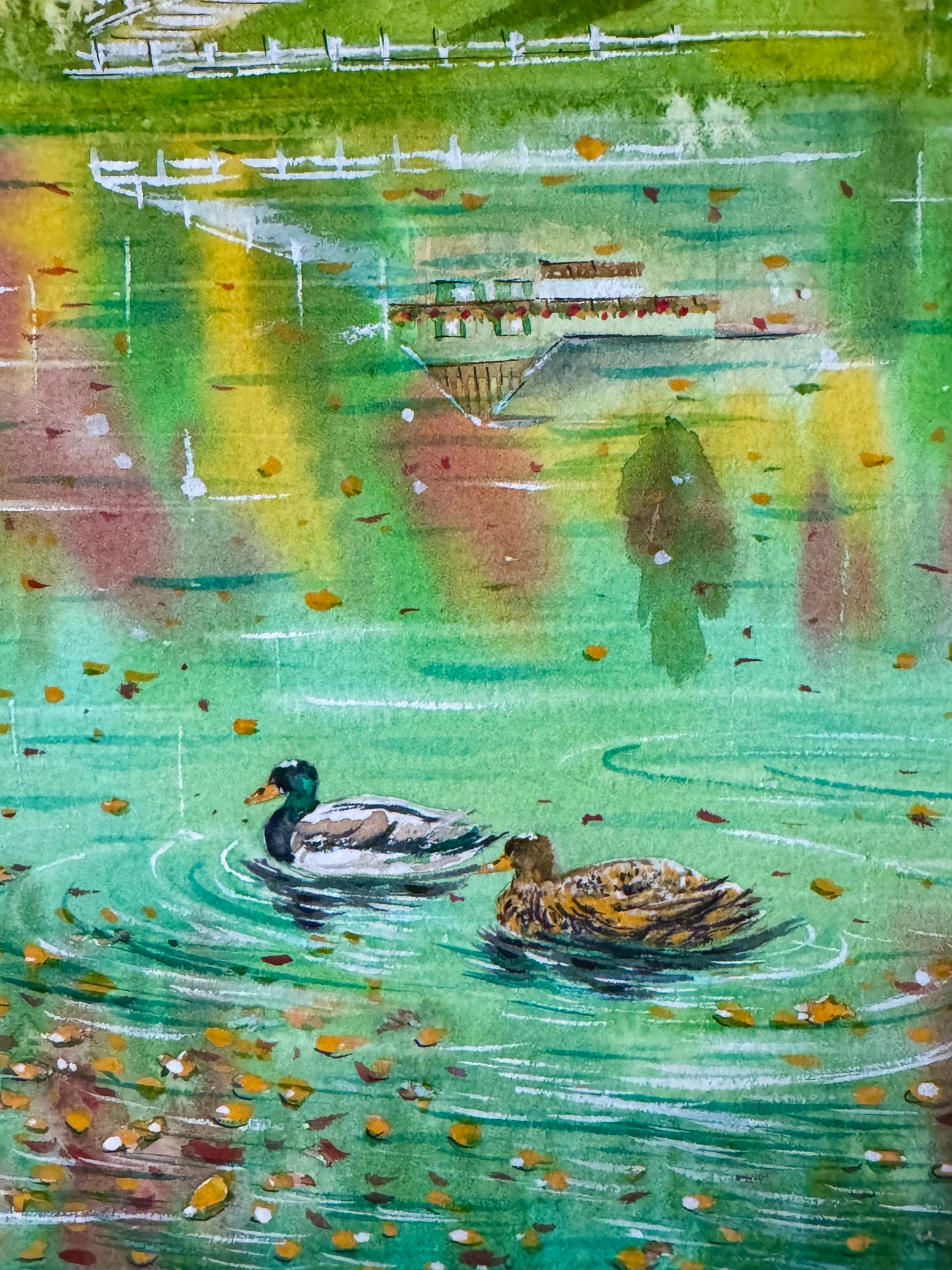 "November at Fusine Lakes" — Tatiana Mereacre (2025)