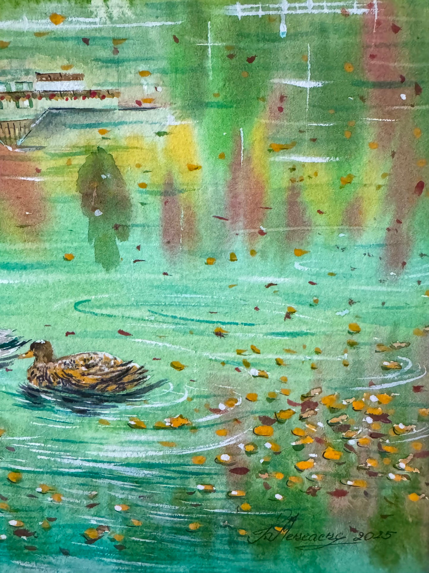 "November at Fusine Lakes" — Tatiana Mereacre (2025)