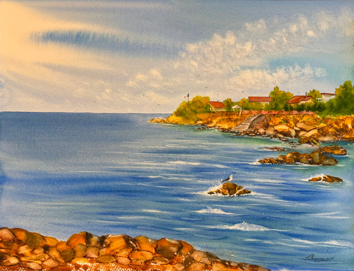 "Les Calanques d’Anthéor" — Tatiana Mereacre (2025)