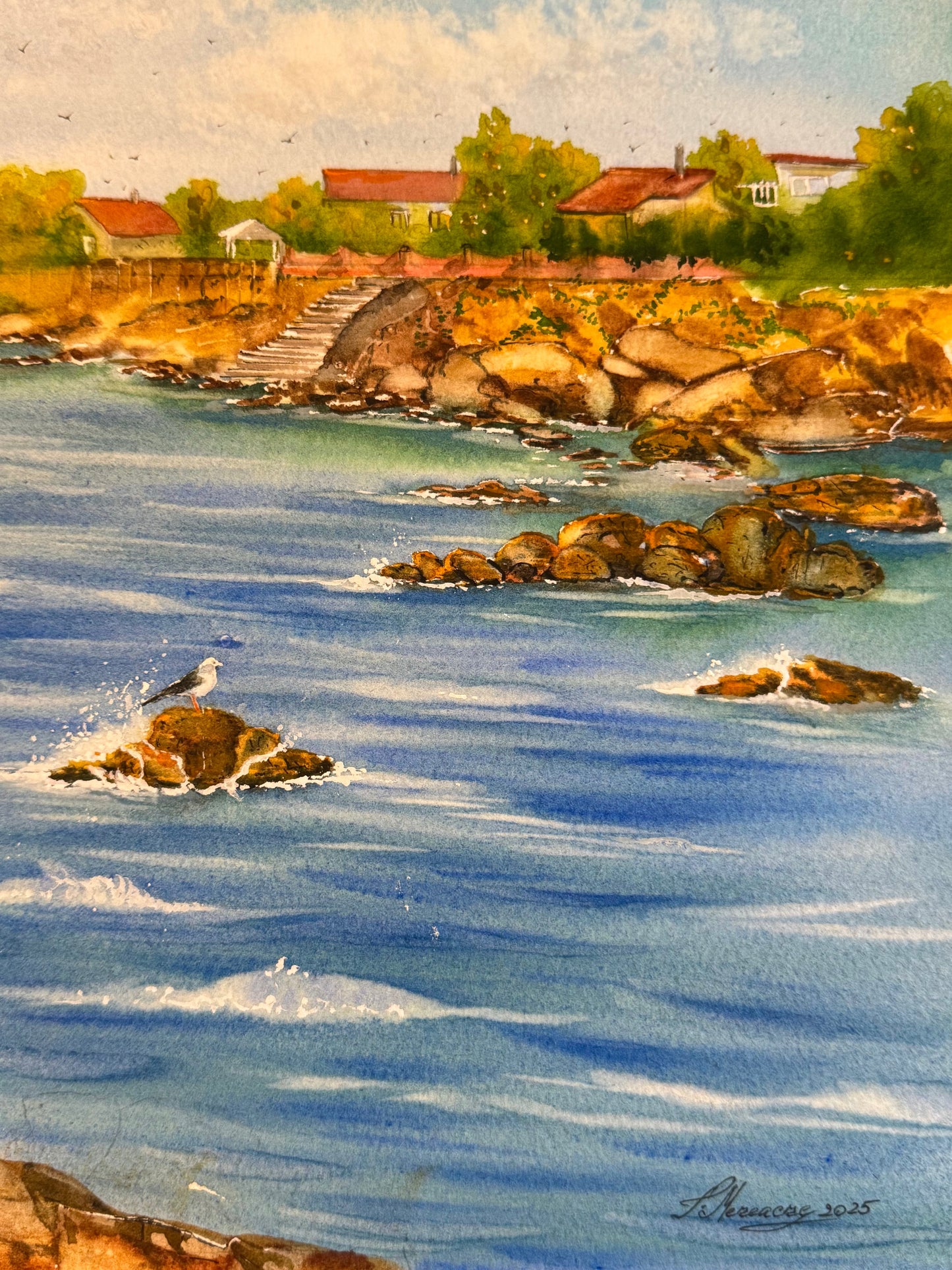 "Les Calanques d’Anthéor" — Tatiana Mereacre (2025)